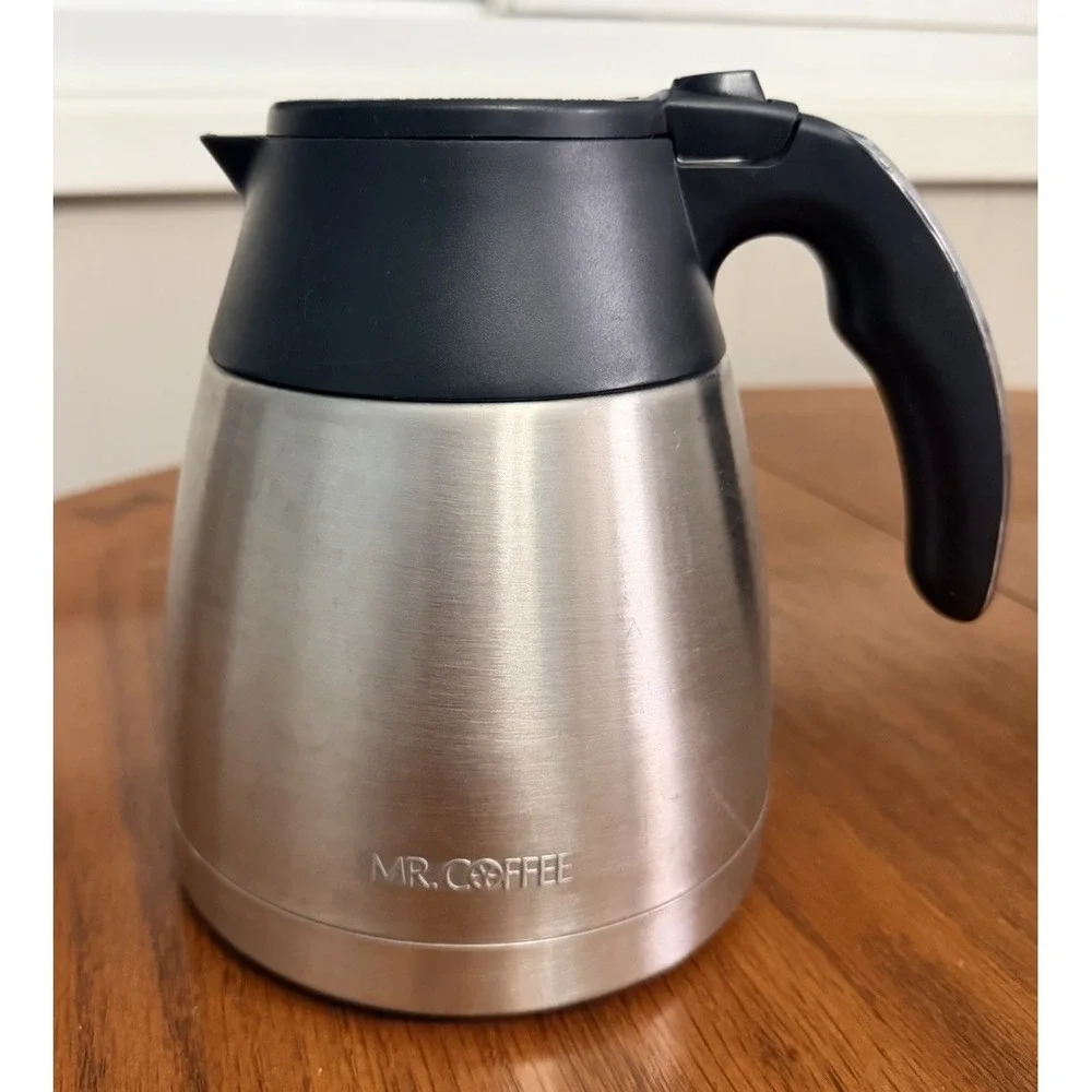 Genuine Mr. Coffee Replacement Thermal Carafe Pot Stainless/Black 137035-000-000